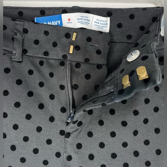 NWOT Polka Dot Skinny High Rise Pants - Picture 4 of 6